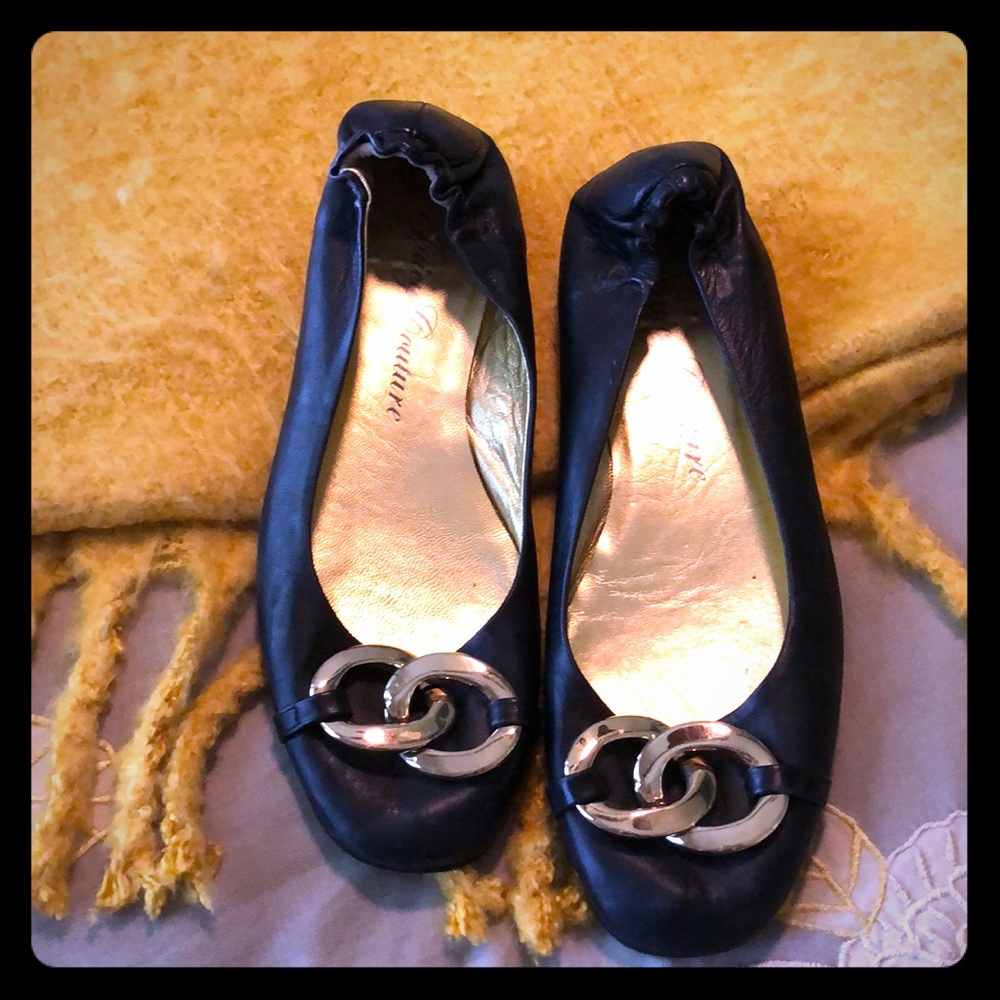 Darling Black Juicy Couture Flats